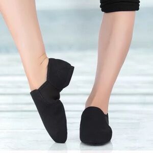 Contemporary jazz dance shoes for women (black)